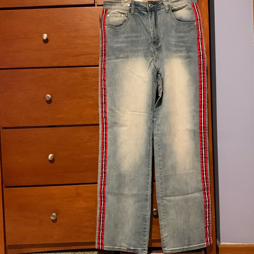 Wide leg jeans